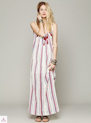 Striped Maxi